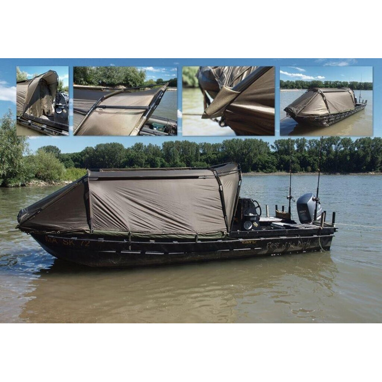Black Cat Special Boat Cover - Cave II for Anglers