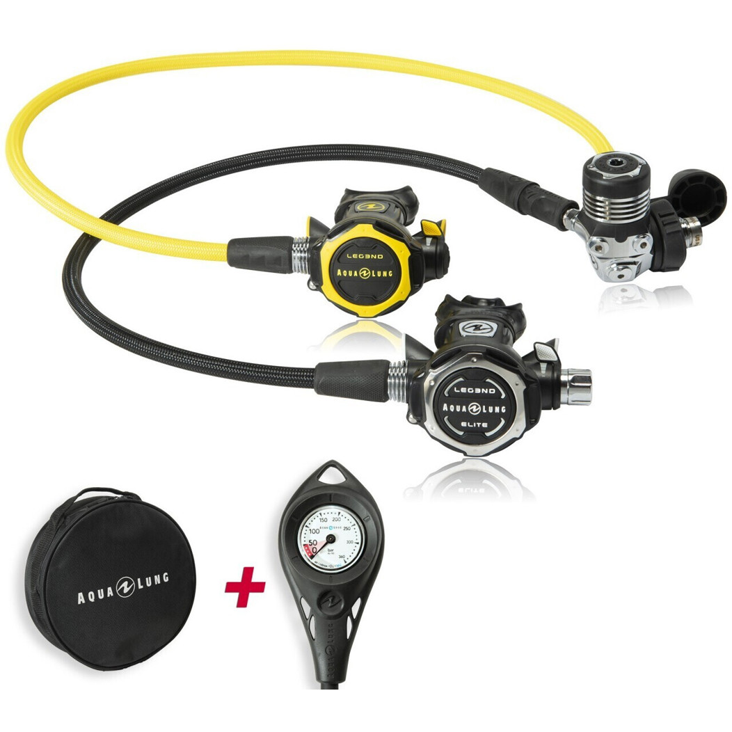 Aqua Lung Legend Elite Atemregler - Gelb/Schwarz (RC124113)