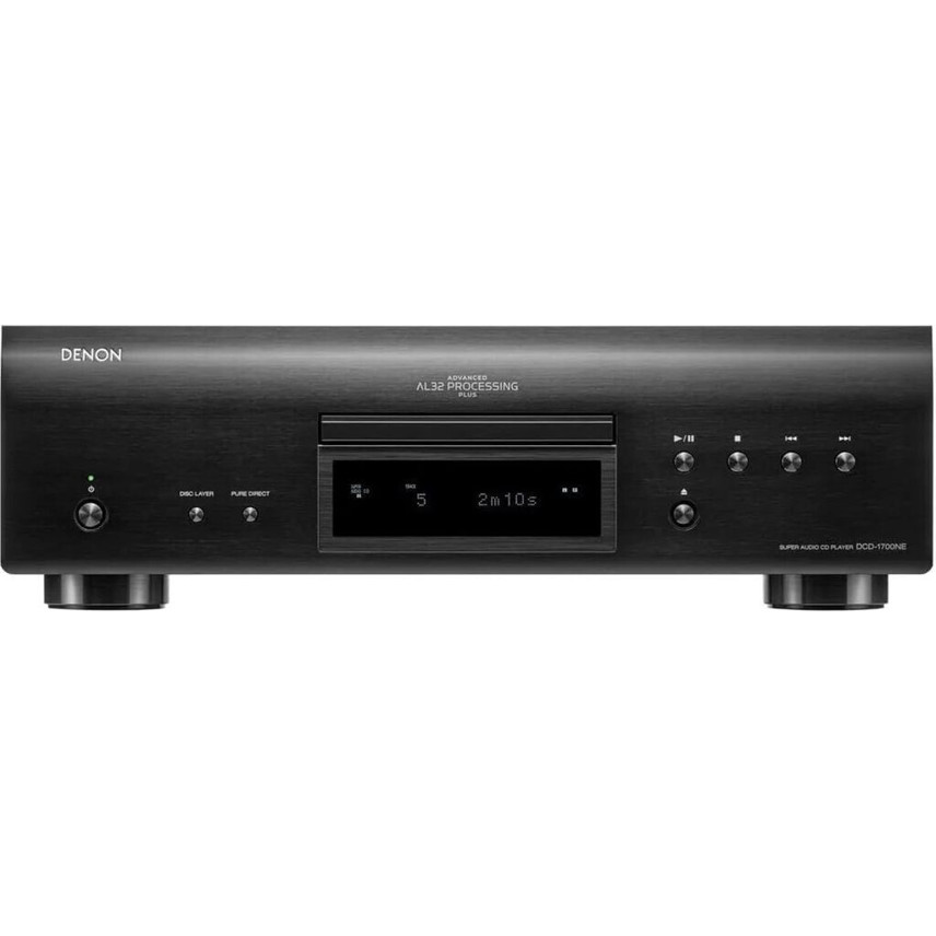 Denon DCD-1700NE CD-Player in Schwarz – Hochwertiger Audio-CD-Spieler