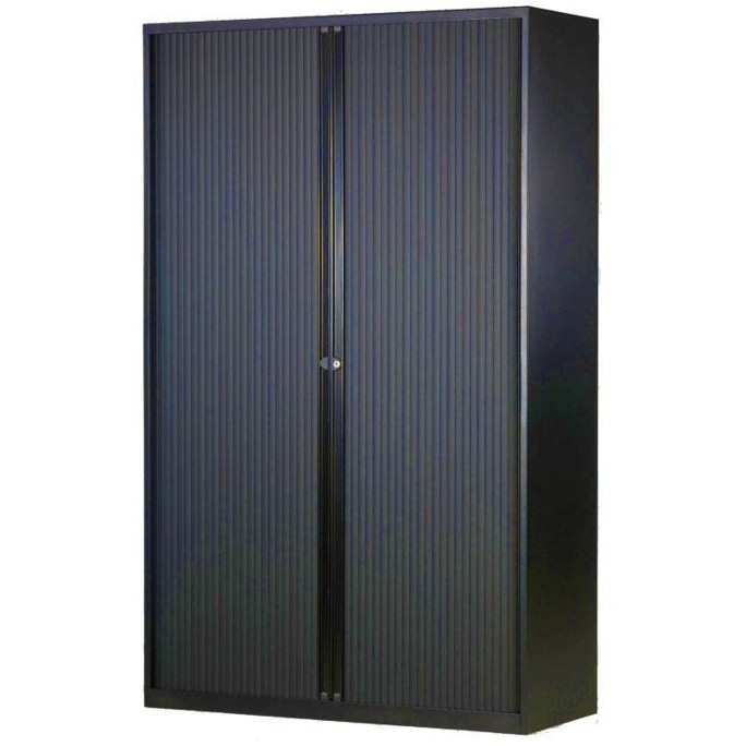 Bisley Rollladenschrank ET410194S - Schwarz - Modern und Praktisch für Büros