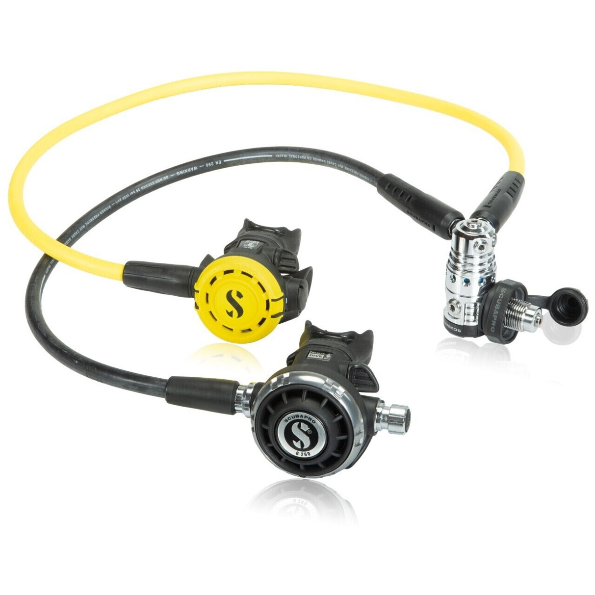 Scubapro MK25 EVO G260 EVO Atemregler Set - schwarz/gelb