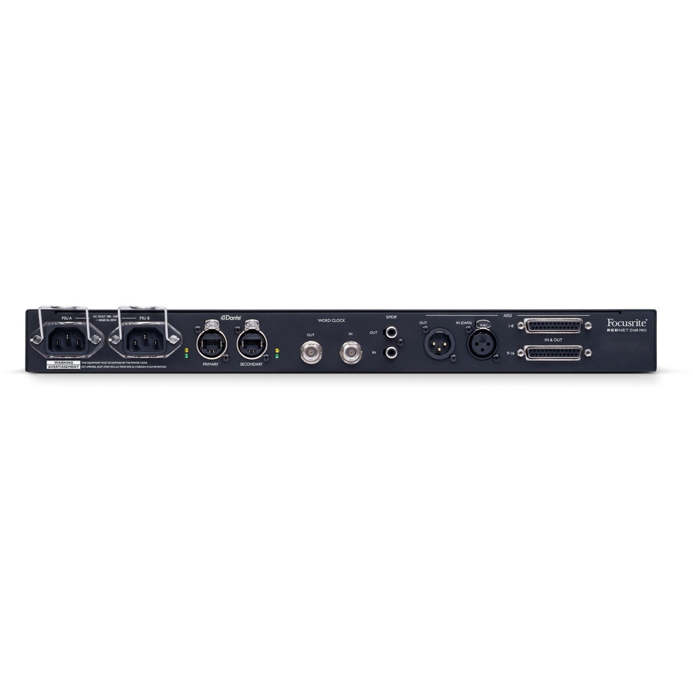 Focusrite RedNet D16R MKII - Professionelles Audio-Interface für Studioanwendungen