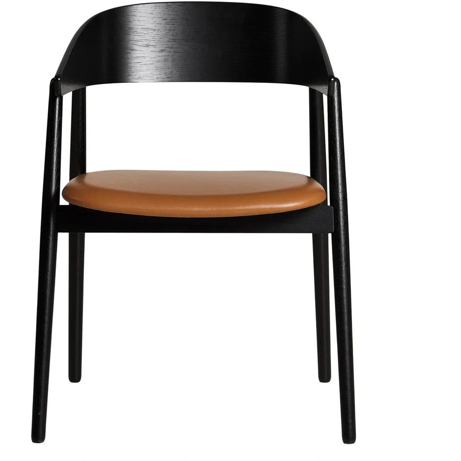 Andersen AC2 Stuhl in Schwarz Eiche & Cognac Leder (2-80502090060L5478-A)