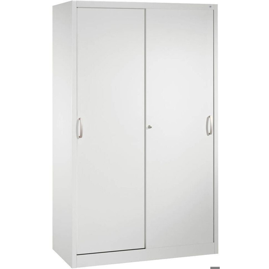 C+P Büro Aktenschrank Serie 2000 - Lichtgrau, 120x195x40cm