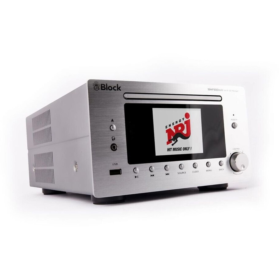 Block MHF-900 Solo Receiver in Diamantsilber