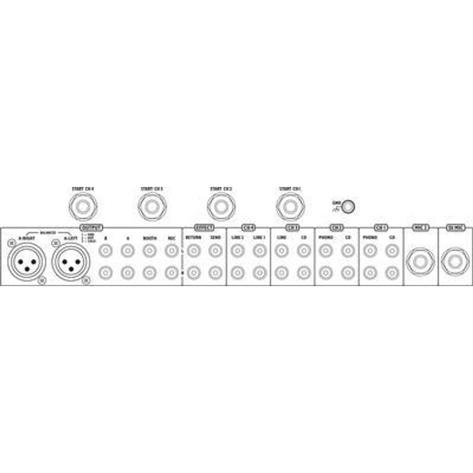 IMG Stage Line MPX-206 DJ Mixer