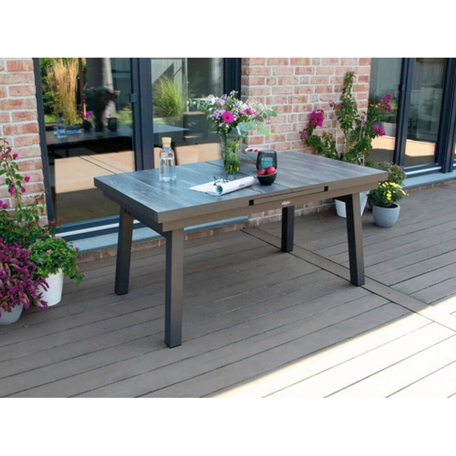 Bellavista Home & Garden Ausziehbarer Gartentisch Sydney - Aluminium Anthrazit 160/210 x 90 x 76 cm