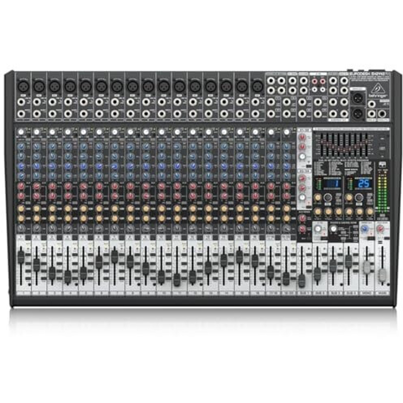 Behringer Eurodesk SX2442FX Mischpult – Professionelles 24-Kanal Audio-Mischpult mit integrierten Effekten