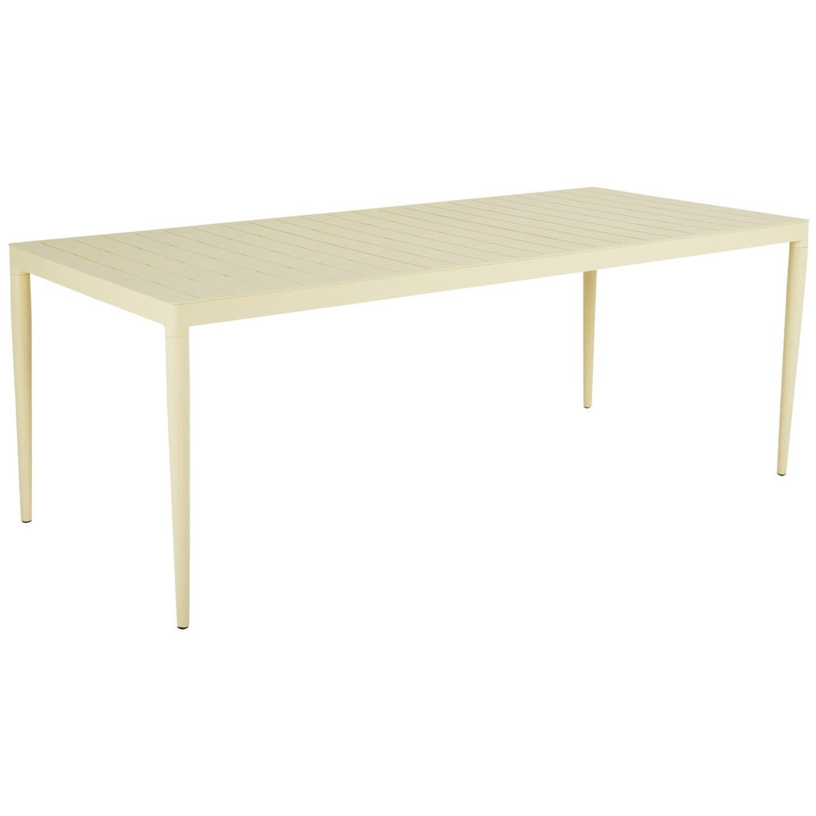 Brafab Bigby Gartentisch 195 x 90 cm in Lemon