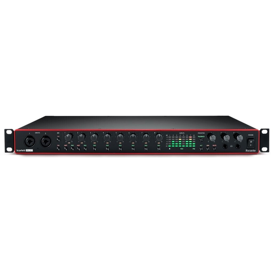 Focusrite Scarlett 18i20 (3. Gen) - Professionelles Audio-Interface für kreative Profis
