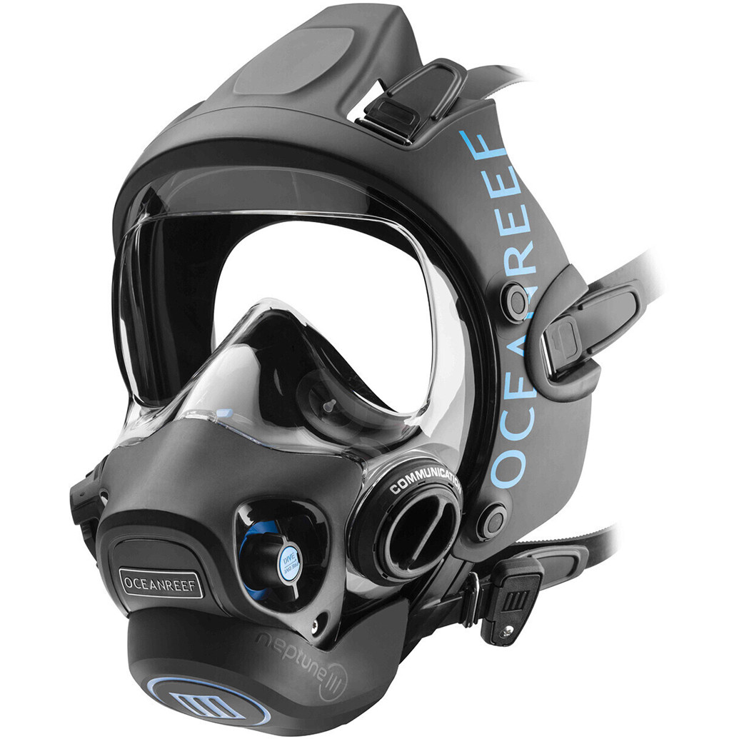 Tauchmaske Ocean Reef Neptune III - Schwarz