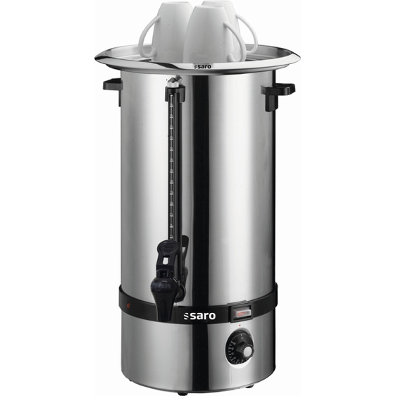 Saro HOT DRINK Geschirrwärmer Schwarz | Edelstahl