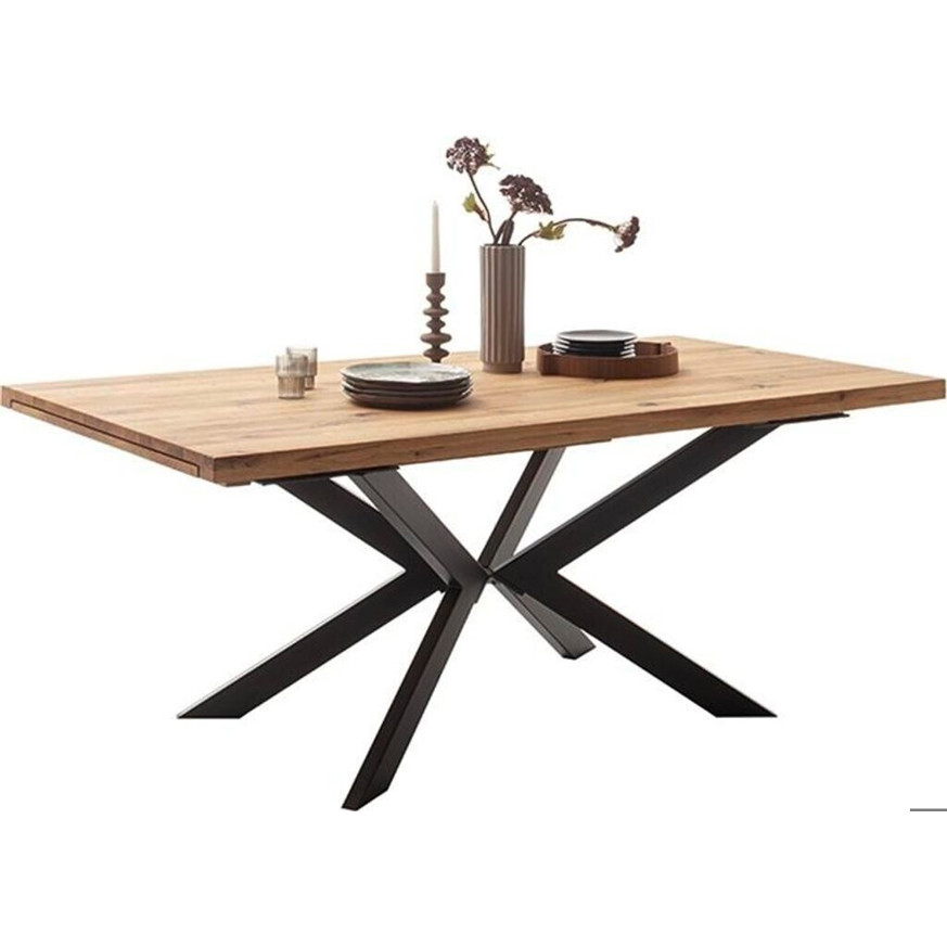 Ausziehbarer Esstisch Woodford Valetta - Holzfarben, 100x77 cm