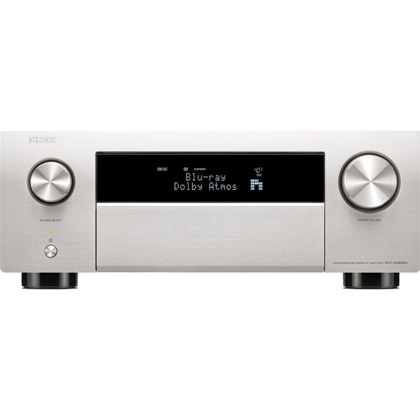 Denon AVC-X4800H Receiver in Silber - 9.2 Kanal AV-Receiver mit Dolby Atmos & DTS:X