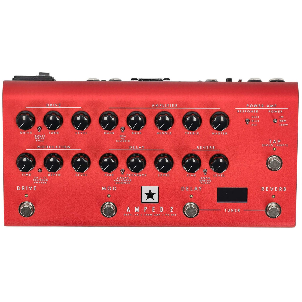 Blackstar Dept. 10 AMPED 2 Pedalboard - Gitarren-Topteile