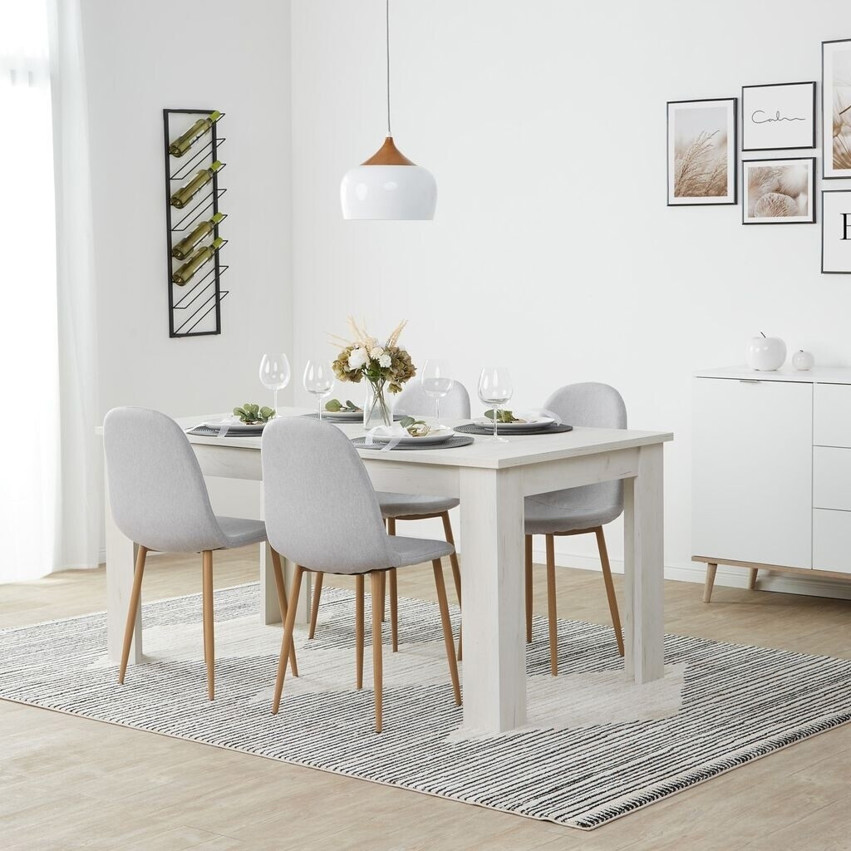Essgruppe Homestyle4u 5-tlg. mit Stühlen – Stilvolles Esszimmer-Set
