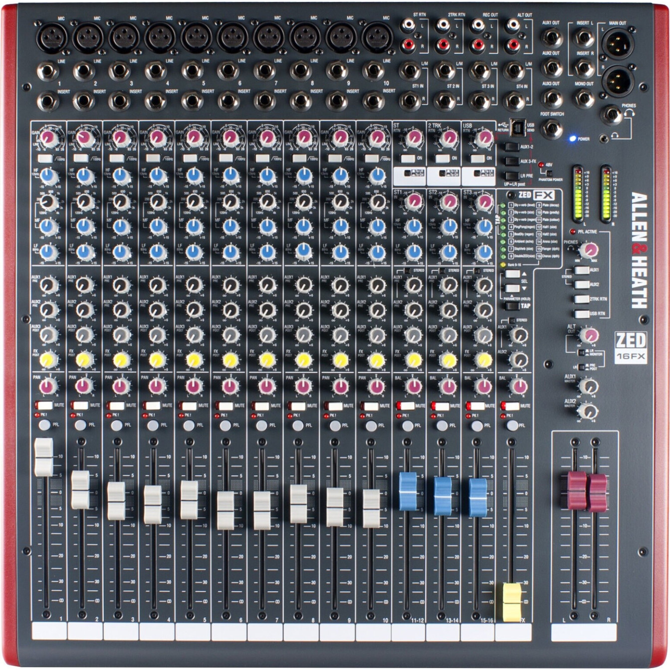Allen & Heath ZED-16FX Mischpult mit Effekten