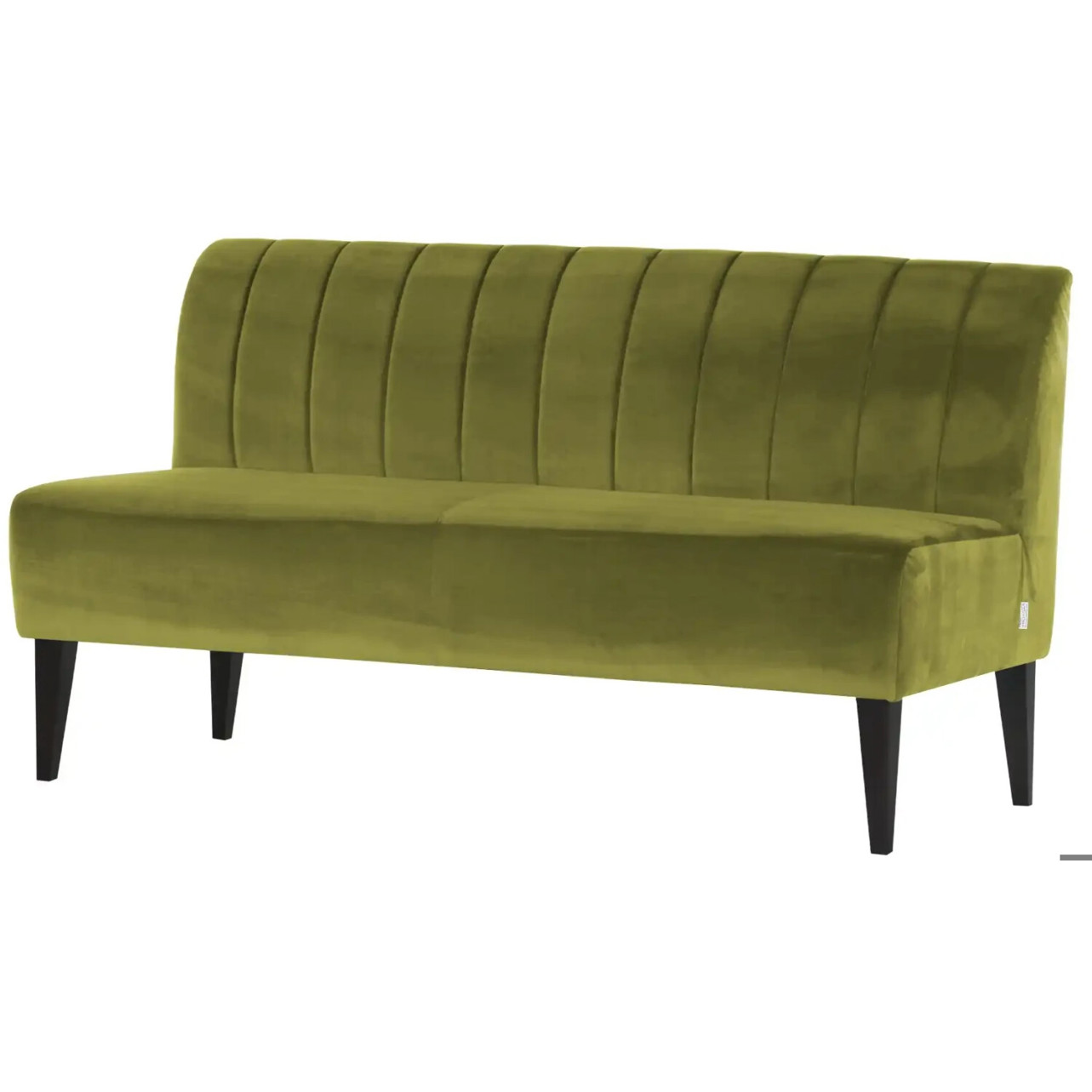 Hearty Speisesofa in Khakigrün - 168x92x77 cm