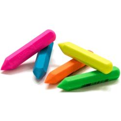 Bunte Mini Radierer in Stiftform - 10x75mm (sortiert)