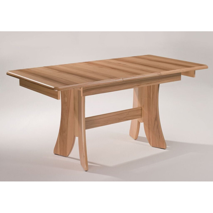 Darya Ausziehbarer Esszimmertisch 120x80x75 - Kernbuche Lackiert