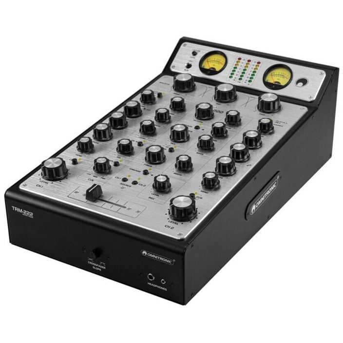 Omnitronic TRM 222 DJ Mixer - Professioneller Audio-Mixer für DJs