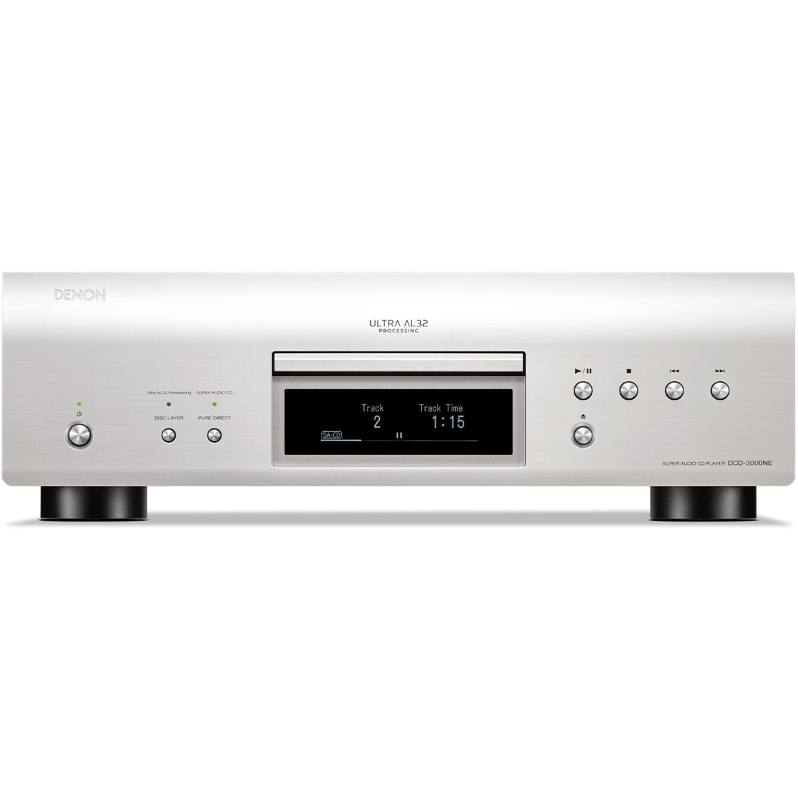 Denon DCD-3000NE CD-Player in Silber – Hochwertiger CD-Player mit umfassenden Funktionen