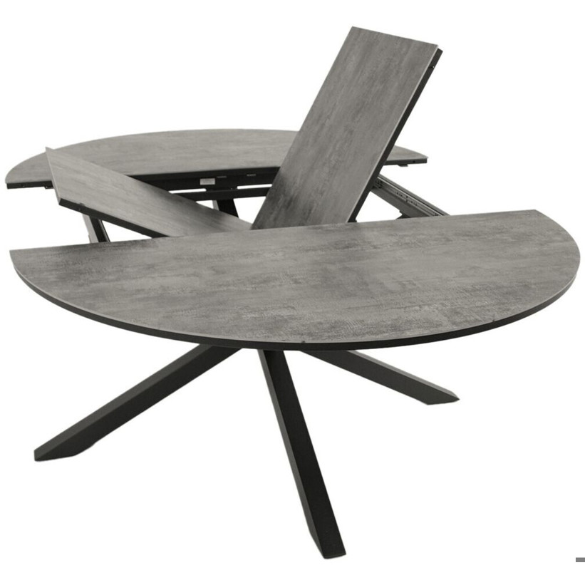 DEGAMO Ovaler Gartentisch LYON aus Aluminium – 200x140cm – Hellgrau