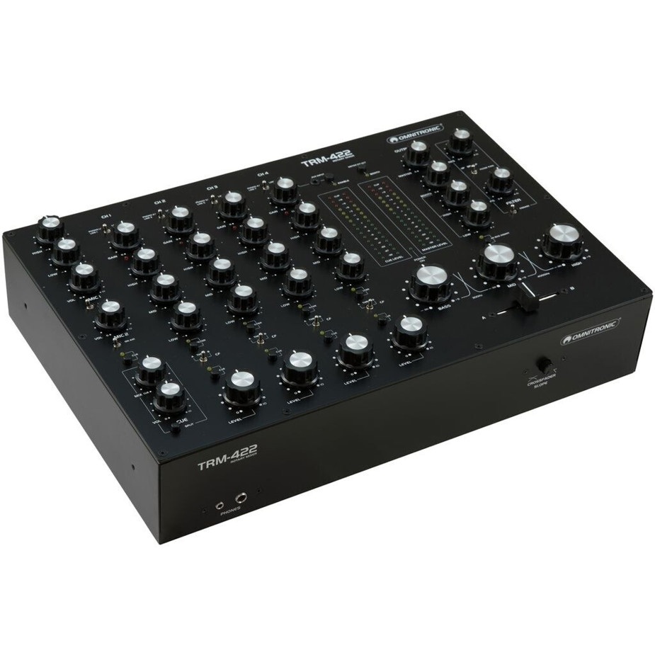 Omnitronic TRM-422 Rotary Mixer - Vielseitiger DJ-Mixer für professionelle Anwendungen