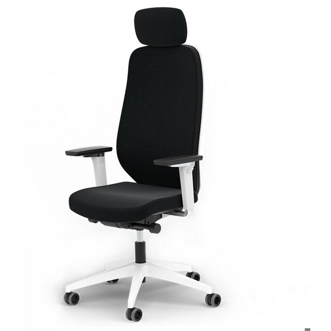 Ergotopia MasterBack Pro - Ergonomischer Bürostuhl in Schwarz/Weiß