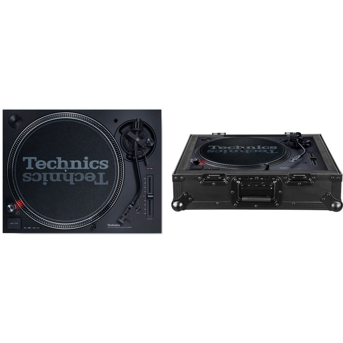 Technics SL-1210MK7 DJ-Plattenspieler mit Zomo Flightcase