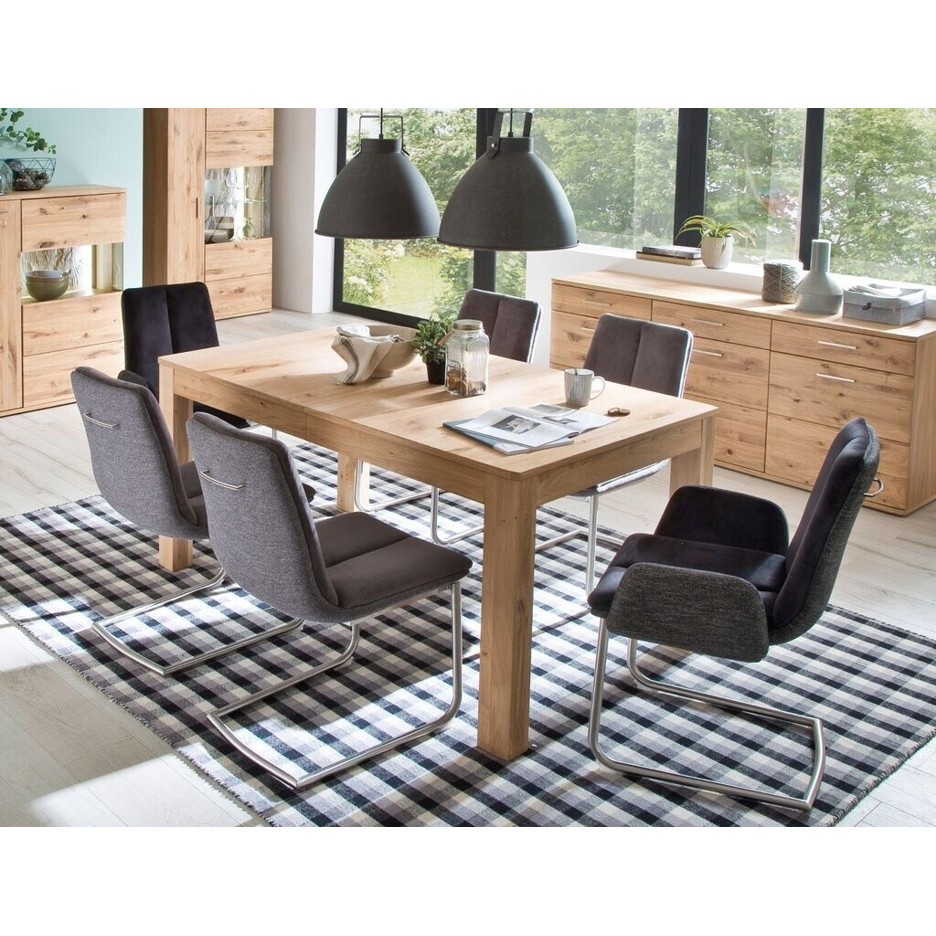 Astoria Ausziehbarer Esstisch aus Holz – 90x77 cm